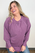 Load image into Gallery viewer, Zenana Pigment Dyed French Terry Pullover With Pockets