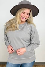 Load image into Gallery viewer, Zenana Pigment Dyed French Terry Pullover With Pockets