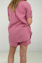 Load image into Gallery viewer, Zenana "April" Gauze Drawstring Waist Shorts