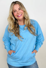 Load image into Gallery viewer, Zenana Pigment Dyed French Terry Pullover With Pockets