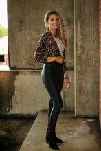 Load image into Gallery viewer, Black mamba faux leather leggings FINAL SALE!