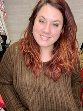 Load image into Gallery viewer, Chocolate Delight chunky sweater