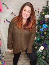 Load image into Gallery viewer, Chocolate Delight chunky sweater
