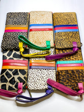 Load image into Gallery viewer, Genuine Hair on Hide Bright Color Wristlets