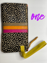Load image into Gallery viewer, Genuine Hair on Hide Bright Color Wristlets