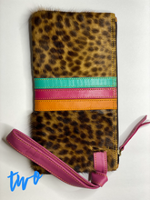 Load image into Gallery viewer, Genuine Hair on Hide Bright Color Wristlets