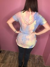 Load image into Gallery viewer, RAINBOW BRIGHT lightweight short sleeve hoodie
