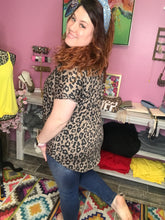 Load image into Gallery viewer, WILD KNOT animal print top