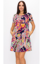 Load image into Gallery viewer, This Is Love Paisley Dress