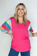 Load image into Gallery viewer, Striped Color Block Long Sleeve Top