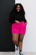 Load image into Gallery viewer, Zenana Just Chillin' Full Size Run Sweat Shorts in Pink