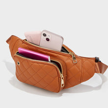 Load image into Gallery viewer, The Amber Bag: Rhombus Pattern Crossbody Waist Bag 3 Colors (Only Ships to US)