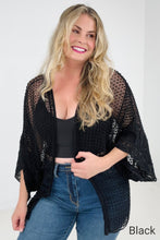 Load image into Gallery viewer, Adora Solid Popcorn Crochet Cardigan