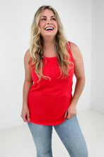 Load image into Gallery viewer, White Birch Short Sleeve Solid Knit Tank Top