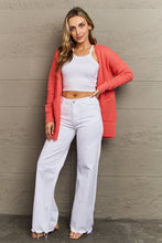 Load image into Gallery viewer, Zenana Bright & Cozy Full Size Waffle Knit Cardigan
