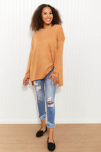 Load image into Gallery viewer, Zenana This Weekend Full Size Melange Jacquard High-Low Sweater