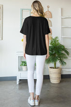 Load image into Gallery viewer, Heimish Full Size V-Neck Short Sleeve T-Shirt