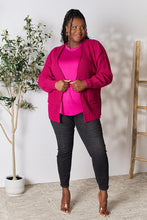 Load image into Gallery viewer, Zenana Full Size Waffle-Knit Open Front Cardigan