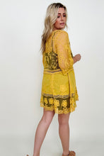Load image into Gallery viewer, White Birch Half Sleeve Lace Cover up