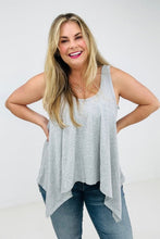 Load image into Gallery viewer, Zenana Oversized Shark Bite Tank Top