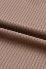 Load image into Gallery viewer, Ribbed Knit Long Sleeve V Neck Top With Chest Pocket