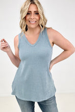 Load image into Gallery viewer, Blumin Apparel Sleeveless V-Neck Tank Top