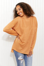 Load image into Gallery viewer, Zenana This Weekend Full Size Melange Jacquard High-Low Sweater