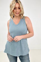 Load image into Gallery viewer, Blumin Apparel Sleeveless V-Neck Tank Top
