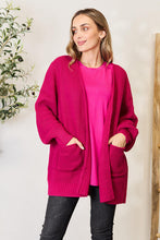 Load image into Gallery viewer, Zenana Full Size Waffle-Knit Open Front Cardigan