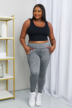 Load image into Gallery viewer, Rae Mode Full Size Heathered Wide Waistband Yoga Leggings