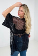Load image into Gallery viewer, Adora Solid Popcorn Crochet Cardigan