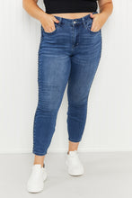 Load image into Gallery viewer, Judy Blue Stevie Full Size Mid-Rise Braided Detail Relaxed Jeans