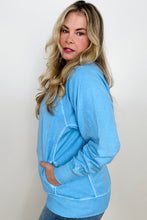 Load image into Gallery viewer, Zenana Pigment Dyed French Terry Pullover With Pockets