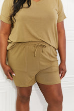 Load image into Gallery viewer, Zenana Full Size Morning Coffee V-Neck Top & Shorts Lounge Set