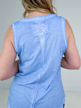 Load image into Gallery viewer, Zenana Washed Raw Edge V-Neck Tank Top