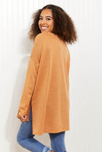 Load image into Gallery viewer, Zenana This Weekend Full Size Melange Jacquard High-Low Sweater
