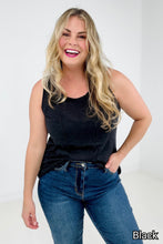 Load image into Gallery viewer, White Birch Short Sleeve Solid Knit Tank Top