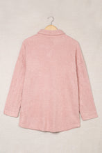 Load image into Gallery viewer, Plush Button Down Pocketed Shirt Jacket