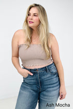 Load image into Gallery viewer, Zenana Smocked Tube Top