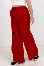 Load image into Gallery viewer, Zenana Distressed Knee French Terry Sweats With Pockets - New Colors