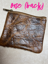 Load image into Gallery viewer, Genuine Hair on Hide Coin purses