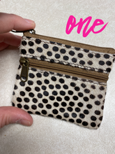 Load image into Gallery viewer, Genuine Hair on Hide Coin purses