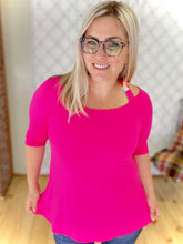 Load image into Gallery viewer, Double Crossed Top in Hot Pink