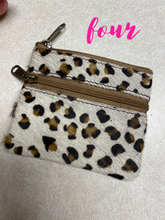 Load image into Gallery viewer, Genuine Hair on Hide Coin purses