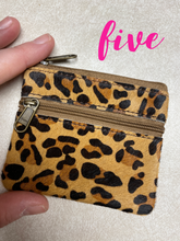 Load image into Gallery viewer, Genuine Hair on Hide Coin purses