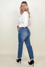 Load image into Gallery viewer, Risen High Rise Destroyed Slim Girlfriend Jeans