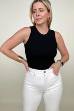 Load image into Gallery viewer, Solid Round Neck Ribbed Tank Top