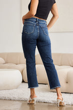 Load image into Gallery viewer, RFM Crop Dylan Full Size Tummy Control Distressed High Waist Raw Hem Jeans
