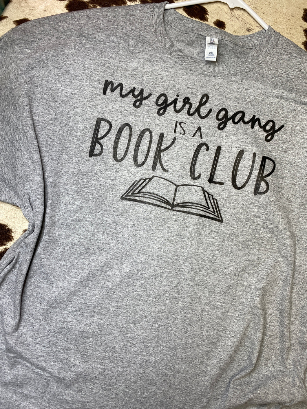 My girl gang is a book club graphic tee