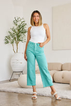 Load image into Gallery viewer, RFM Crop Chloe Full Size Tummy Control High Waist Raw Hem Jeans
